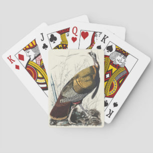 Klassieke Audubon Wilde Kalkoen Thanksgiving Decor Pokerkaarten