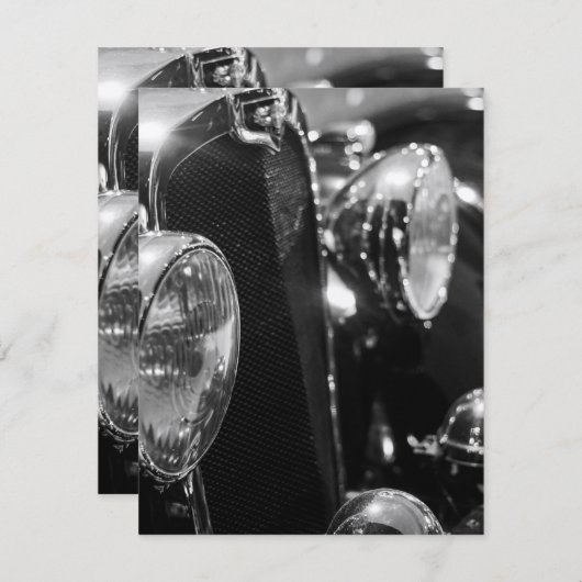  klassieke auto (Voorkant / Achterkant)