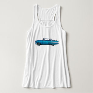 Klassieke auto 1957 Chevy BelAire aangepaste tankt Tanktop