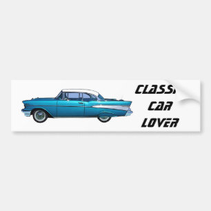 Klassieke auto 1957 Chevy BelAire Bumpersticker