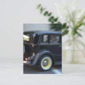 klassieke auto briefkaart (Staand voorkant)