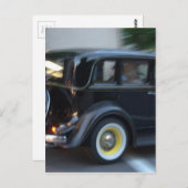 klassieke auto briefkaart (Voorkant / Achterkant)