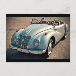 Klassieke auto briefkaart