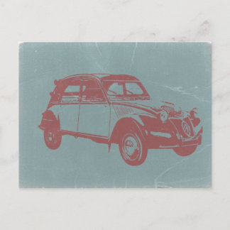 Klassieke auto briefkaart