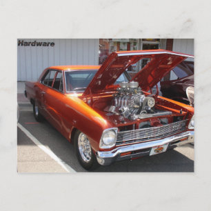 Klassieke auto briefkaart