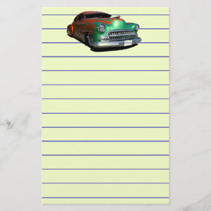 Klassieke auto briefpapier