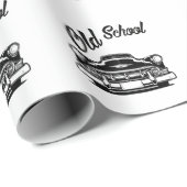 Klassieke auto cadeaupapier (Rol Hoek)