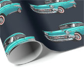  klassieke auto cadeaupapier (Rol Hoek)