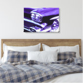 Klassieke auto: Chevrolet 1958 Canvas Afdruk (Insitu (Slaapkamer))