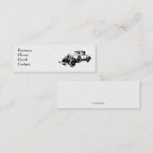 Klassieke auto - Coupe Mini Visitekaartje (Voorkant / Achterkant)