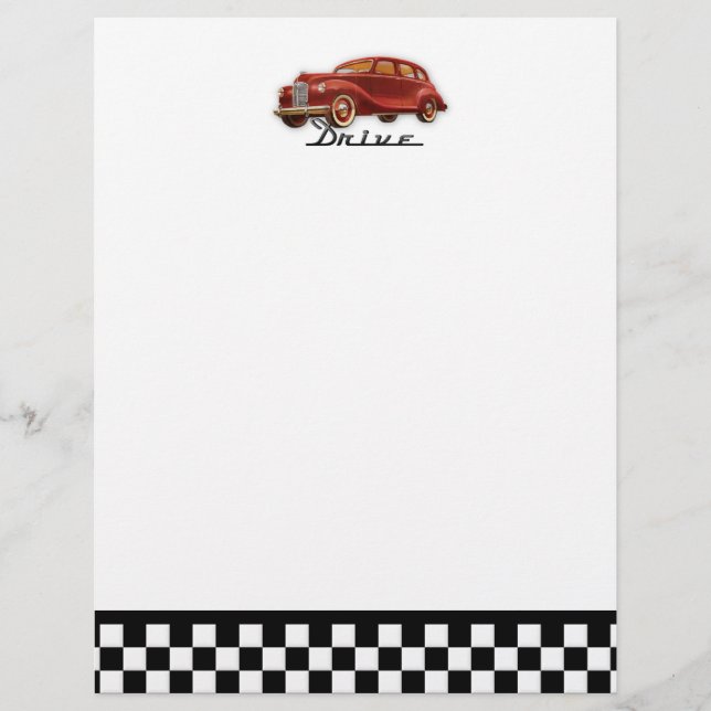 Klassieke auto-driver (Voorkant)