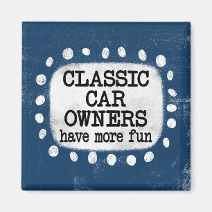 Klassieke auto-eigenaren hebben meer leuke magneet