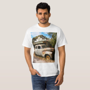 Klassieke auto en garage, heren T-shirt