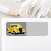 Klassieke auto etiket (Insitu)