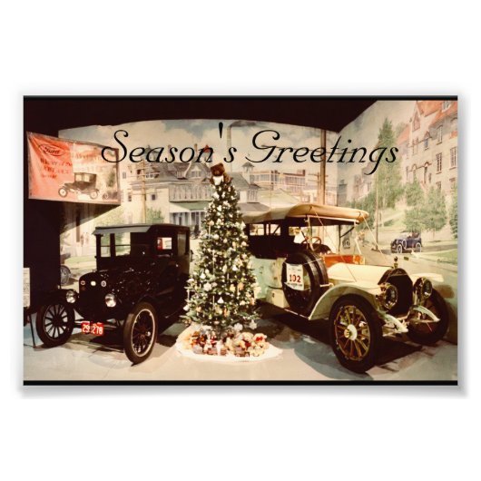 Klassieke auto foto foto afdruk (Voorkant)