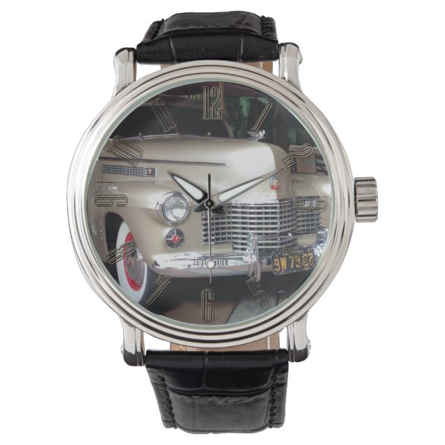 Klassieke auto horloge (Voorkant)