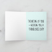 KLASSIEKE AUTO JAREN 50 HELLO KAARTEN VOOR ELKE GE (Binnen)