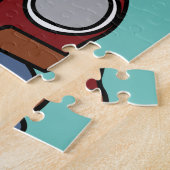 klassieke auto legpuzzel (Zijkant)