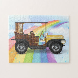 Klassieke auto legpuzzel