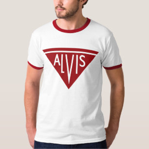 Klassieke auto-logo remake Alvis automobilisten T-shirt