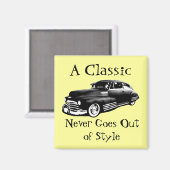 Klassieke auto magneet (Voorkant / Achterkant)