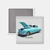 Klassieke auto magneet (Voorkant / Achterkant)