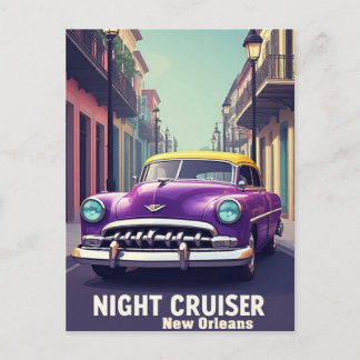 Klassieke Auto New Orleans Briefkaart