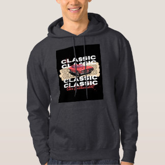 klassieke auto-ontwerp hoodie
