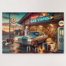 Klassieke Auto Oude Benzinepomp