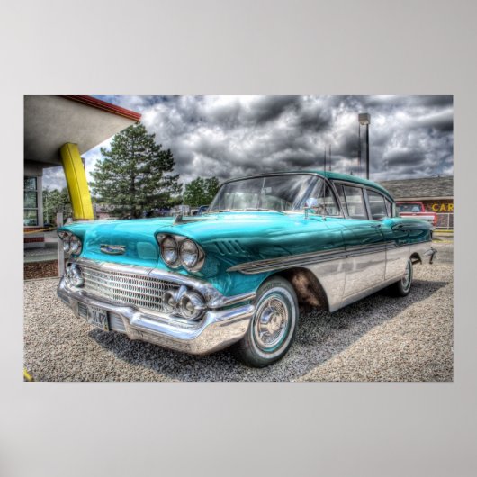 Klassieke auto poster (Voorkant)