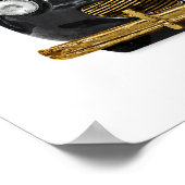 klassieke auto poster (Hoek)