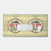 Klassieke Auto Retro Label Guy Cave Bureaumat (Keyboard & Muis)