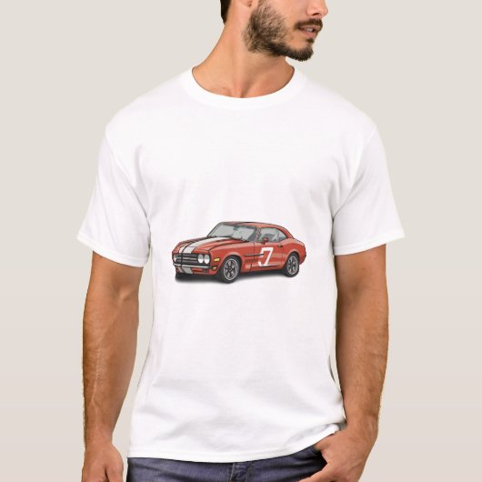 klassieke auto ' s t-shirt (Voorkant)