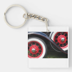 Klassieke auto sleutelhanger