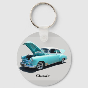 Klassieke auto sleutelhanger