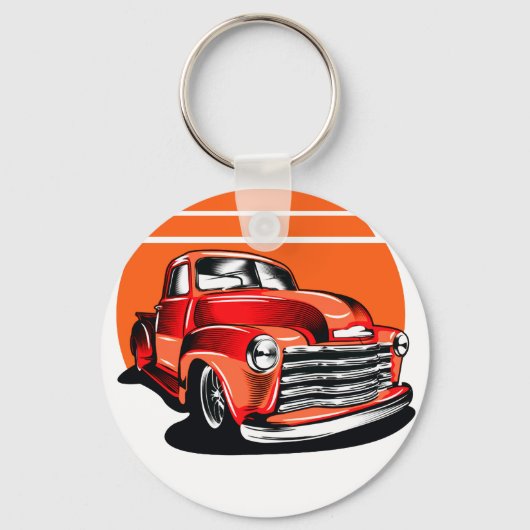 klassieke auto sleutelhanger (Voorkant)
