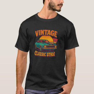 klassieke auto t-shirt