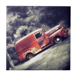 Klassieke auto tegeltje