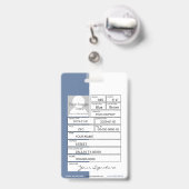 Klassieke autobadge badge (Back with Retractable)