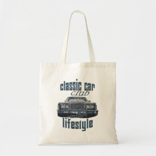 klassieke autoclub vintage oldtimer cadeau tote bag