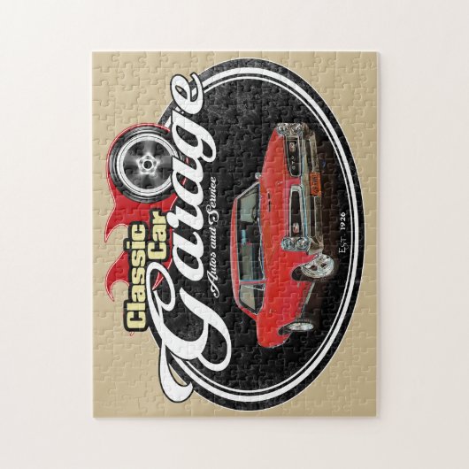 Klassieke autograaf GTO Legpuzzel (Verticaal)