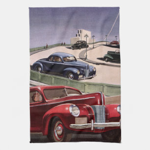 Klassieke auto's, klassieke sedans roadtrip over d theedoek