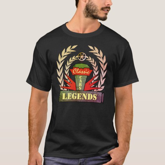 Klassieke auto's (&) Legends T-shirt (Voorkant)
