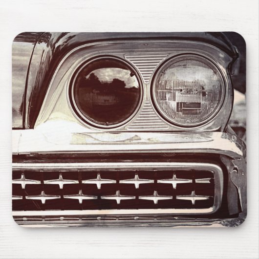Klassieke auto's met automatische koplampen muismat (Voorkant)