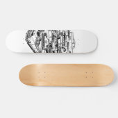 Klassieke auto's skateboarddek skateboard (Horizontaal)