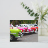 Klassieke auto's van Cuba Briefkaart (Staand voorkant)