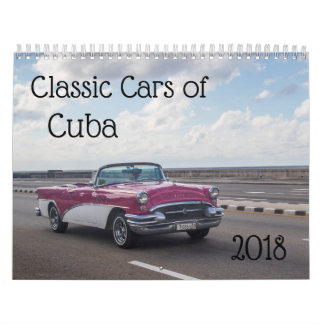 Klassieke auto's van cuba kalender