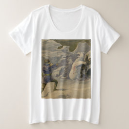 Klassieke avontuurlijk grote maat t-shirt