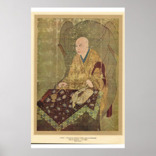 Klassieke Aziatische Kunst Japan 14e-eeuwse monnik Poster