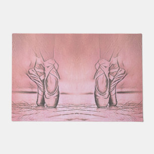 Klassieke ballet Feminine Roze Dancer Shoes Deurmat
